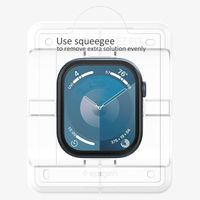 Spigen EZ FIT Glas.tR Screenprotector met applicator Apple Watch 10 - 46 mm - Transparant