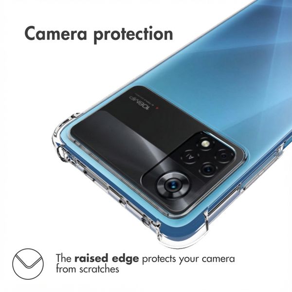 imoshion Shockproof Case Xiaomi Poco X4 Pro 5G - Transparant