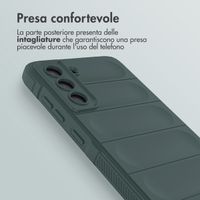 imoshion EasyGrip Backcover Samsung Galaxy S21 FE - Donkergroen