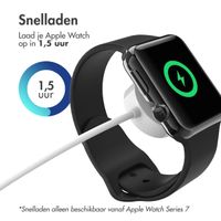 imoshion Oplaadkabel Apple Watch USB-C en USB-A - 2 meter - Wit