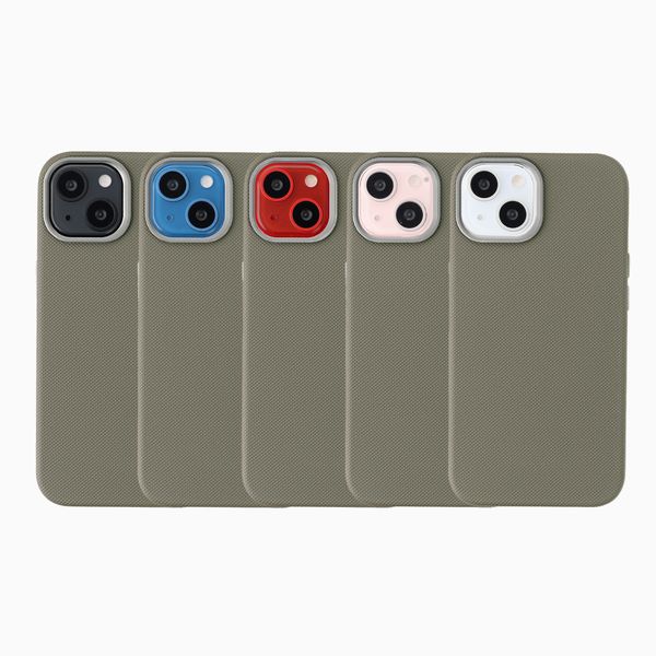 Accezz Mesh Backcover met MagSafe Apple iPhone 14 / 13 - Donkergrijs