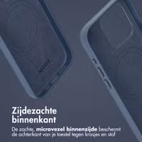 Accezz Leather Bookcase 2-in-1 met MagSafe Apple iPhone 15 Pro - Nightfall Blue