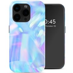 Selencia Vivid Tough Backcover met MagSafe iPhone 15 Pro - Holographic Blue Dream