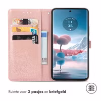 imoshion Mandala Bookcase Motorola Edge 40 Neo - Rosé Goud