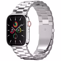 imoshion Stalen bandje Apple Watch Series 1 t/m 10 / SE / Ultra (2) (44/45/46/49 mm) - Zilver