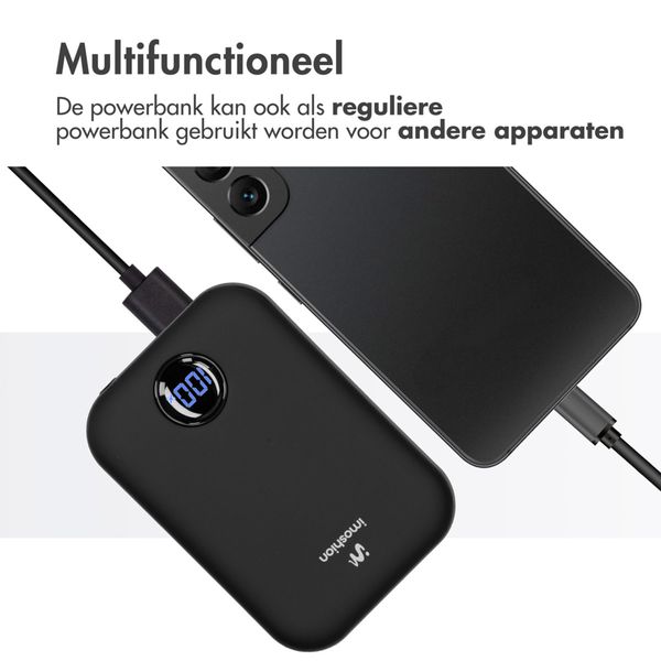 imoshion MagSafe Powerbank 10.000 mAh - Draadloze powerbank - Quick Charge en Power Delivery - Zwart