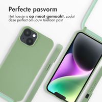 imoshion Siliconen hoesje met koord iPhone 14 - Groen