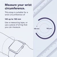 Apple Silicone Solo Loop Apple Watch | 44/45/46/49 mm - Size 3 - Midnight