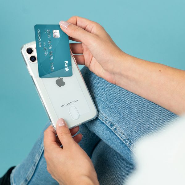 imoshion Softcase Backcover met pashouder Galaxy A21s - Transparant