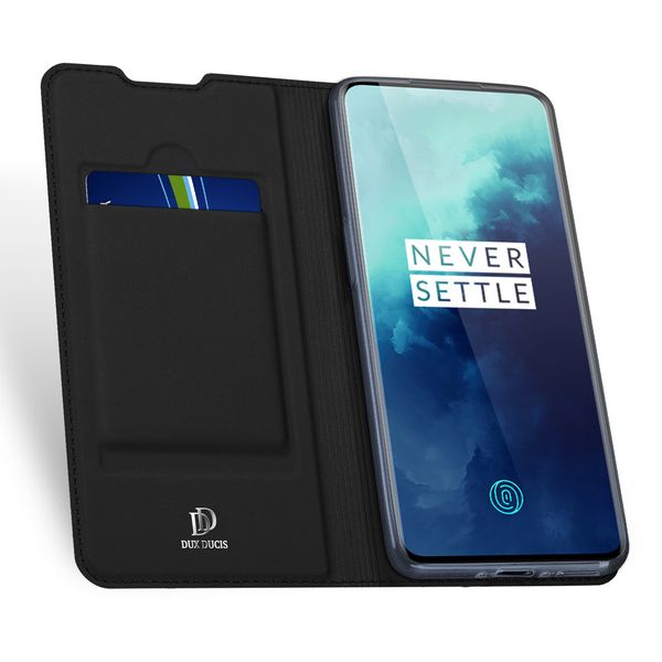 Dux Ducis Slim Softcase Bookcase OnePlus 7T Pro - Zwart