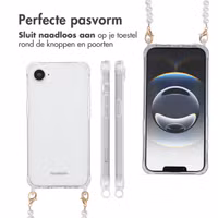 imoshion Backcover met Telefoonkoorden Apple iPhone 16e - Parels