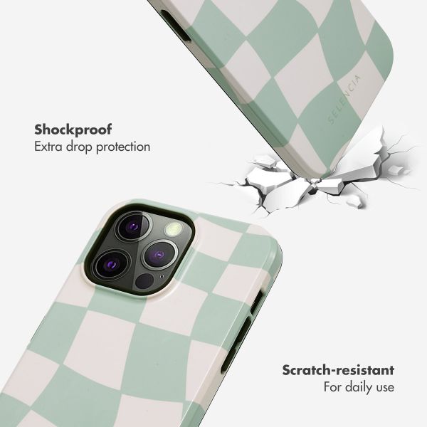Selencia Vivid Back Cover Apple iPhone 14 Pro Max - Groovy Sage Green
