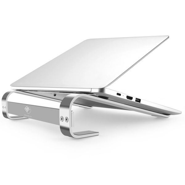 imoshion Laptop standaard bureau - Verstelbaar - Maximaal 18 inch - Aluminium - Zilver