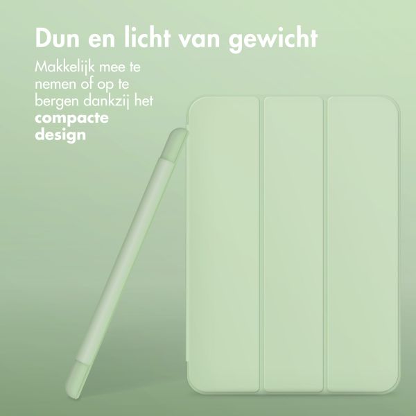 Accezz Smart Silicone Bookcase Apple iPad 6 (2018) 9.7 inch / iPad 5 (2017) 9.7 inch - Lichtgroen