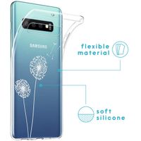 imoshion Design hoesje Samsung Galaxy S10 - Paardenbloem - Wit