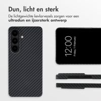Accezz MagSafe Kevlar® Backcover Samsung Galaxy S26 - Zwart