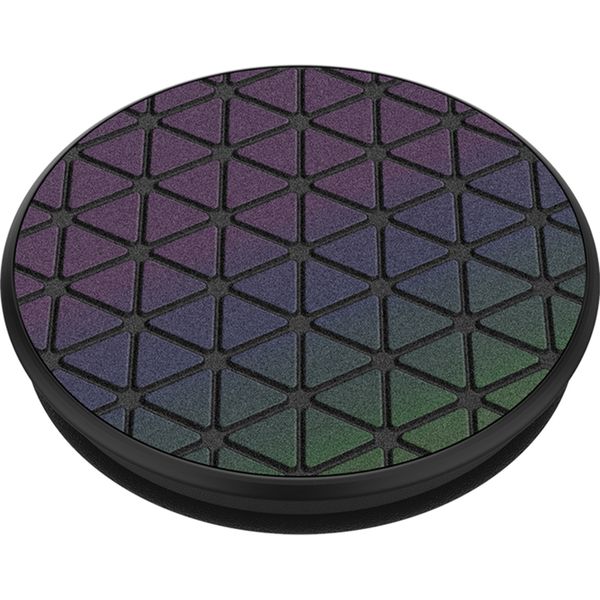 PopSockets PopGrip - Afneembaar - Reflective Techno Grid Chromatic