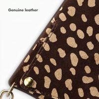 Selencia Nova Real Leather Back Cover with Card Holder Apple iPhone 15 - Fawn Chic