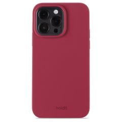 Holdit Silicone Case iPhone 15 Pro Max - Red Velvet