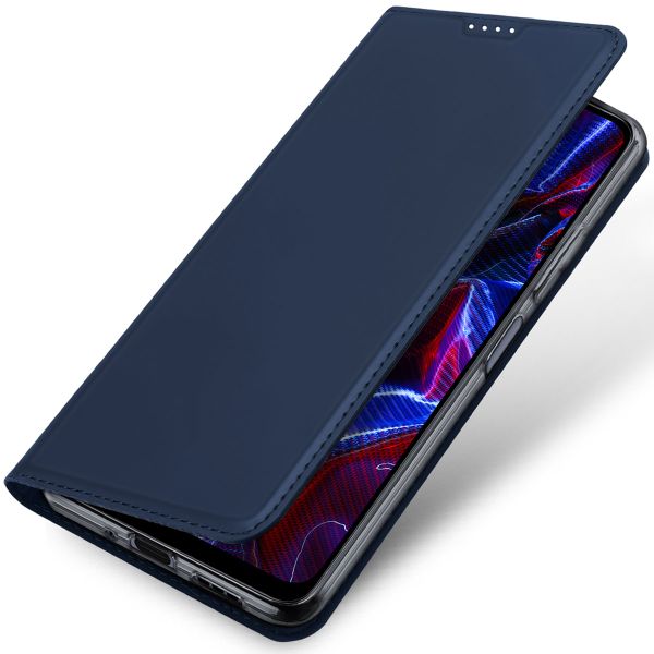 Dux Ducis Slim Softcase Bookcase Xiaomi Redmi Note 12 / Xiaomi Poco X5 5G - Donkerblauw