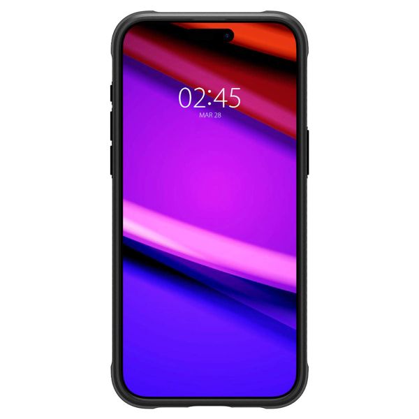 Spigen Rugged Armor Backcover MagSafe Apple iPhone 15 Pro Max - Zwart