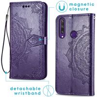 imoshion Mandala Bookcase Huawei Y6p - Paars