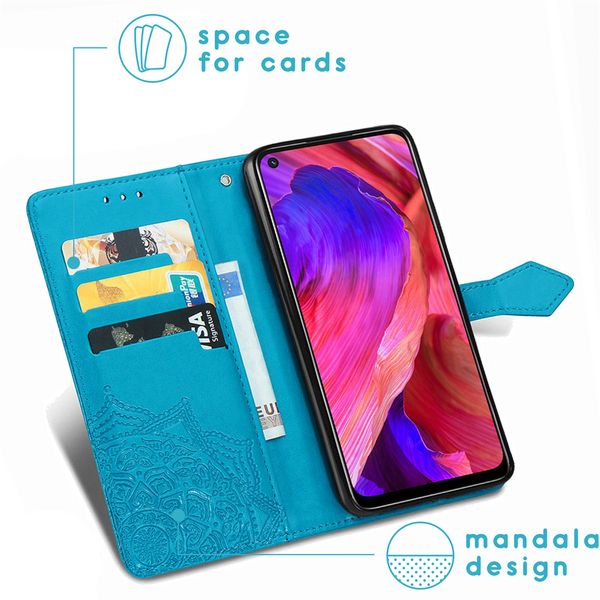 imoshion Mandala Bookcase Oppo A74 (5G) / A54 (5G) - Turquoise