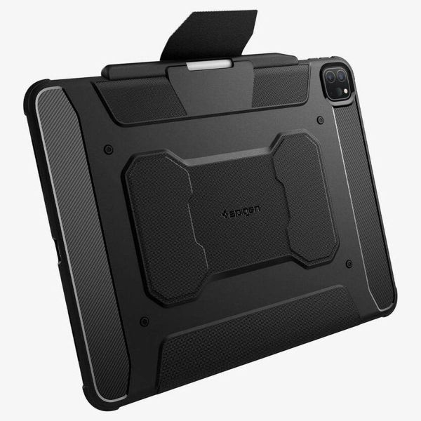 Spigen Rugged Armor Pro Bookcase iPad Pro 13 (2024) M4 - Zwart