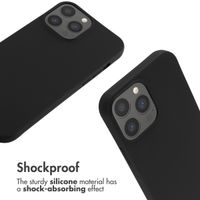 imoshion Silicone Case with Strap Apple iPhone 13 Pro Max - Black