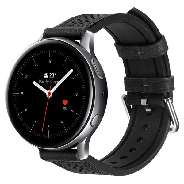 Spigen Retro Fit band Samsung Galaxy Watch Active 2 44 mm - Zwart