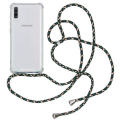 imoshion Backcover met koord Samsung Galaxy A70 - Green Multi Color