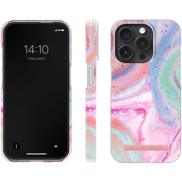 iDeal of Sweden Fashion Backcover iPhone 15 Pro - Pastel Marble