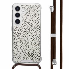 imoshion Design hoesje met koord Samsung Galaxy S25 - Desert Dots