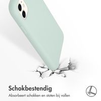 Accezz Liquid Silicone Backcover Apple iPhone 11 - Sky Blue