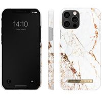 iDeal of Sweden Fashion Backcover Apple iPhone 12 (Pro) - Carrara Gold