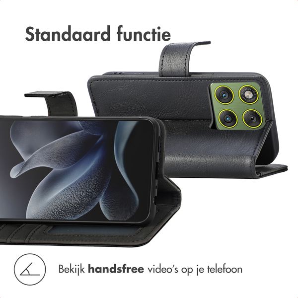 imoshion Luxe Bookcase Motorola Edge 70 - Zwart