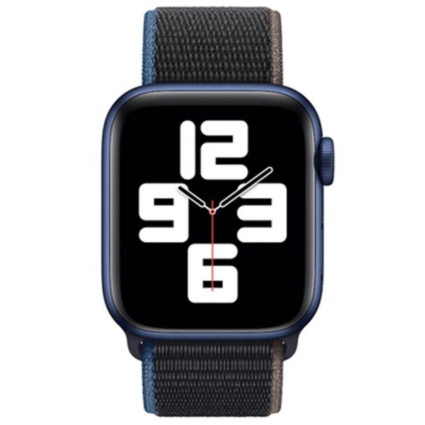 Apple Sport Loop band Apple Watch Series 1 t/m 9 / SE (38/40/41 mm) | Series 10 / 11 (42 mm) - Charcoal Grey