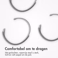 imoshion Milanees magnetisch bandje Google Pixel Watch 3 / 4 (45 mm) - Zilver