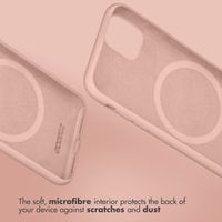 Accezz Liquid Silicone Back Cover with MagSafe Apple iPhone 16 Pro Max - Pink