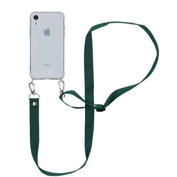 imoshion Backcover met koord - Nylon iPhone Xr - Groen
