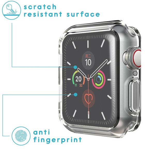 imoshion Full Cover Softcase Apple Watch Series 4 / 5 / 6 / SE - 44 mm - Transparant