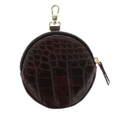 Selencia Nova Mini Pouch - Croco Choco Brown