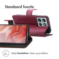 imoshion Luxe Bookcase Motorola Moto G56 - Bruin