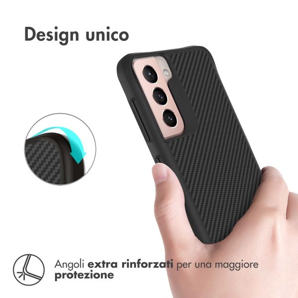imoshion Rugged Hybrid Case Samsung Galaxy S21 - Zwart
