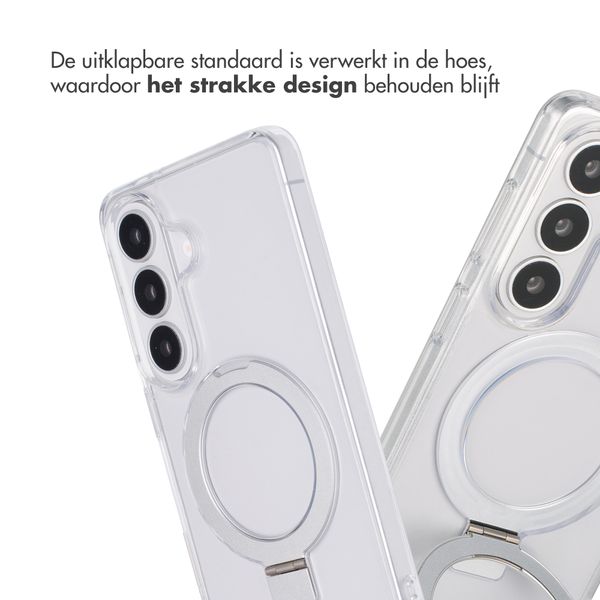 Accezz Ring Stand Backcover met MagSafe Samsung Galaxy S26 - Transparant