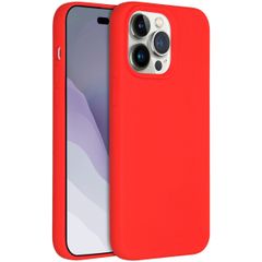 Accezz Liquid Silicone Backcover met MagSafe Apple iPhone 14 Pro Max - Rood