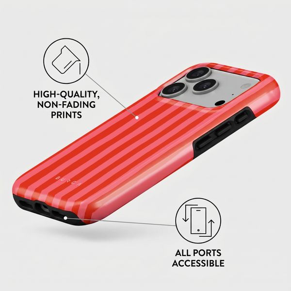 Burga Tough Back Cover with MagSafe Apple iPhone 17 Pro - Pomegranate