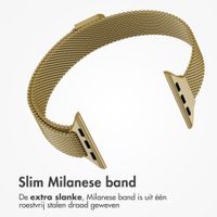 imoshion Slim Milanees bandje Apple Watch Series 1 - 9 / SE (38/40/41 mm) | Series 10 / 11 (42 mm) - Goud