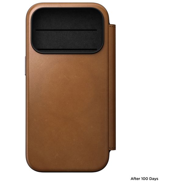 Nomad Modern Leather Folio Bookcase Apple iPhone 18 Pro Max - English Tan