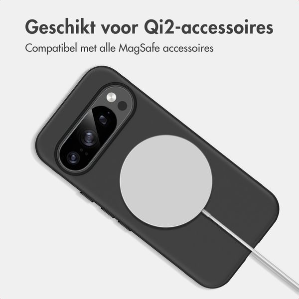 imoshion Color Backcover met Thin MagSafe Ring Google Pixel 11 / 11 Pro / 10 / 10 Pro - Zwart